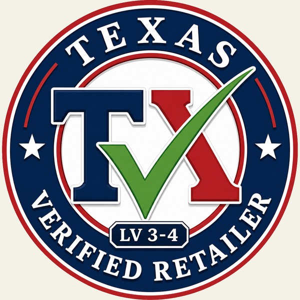 Texas Verified retailer seal